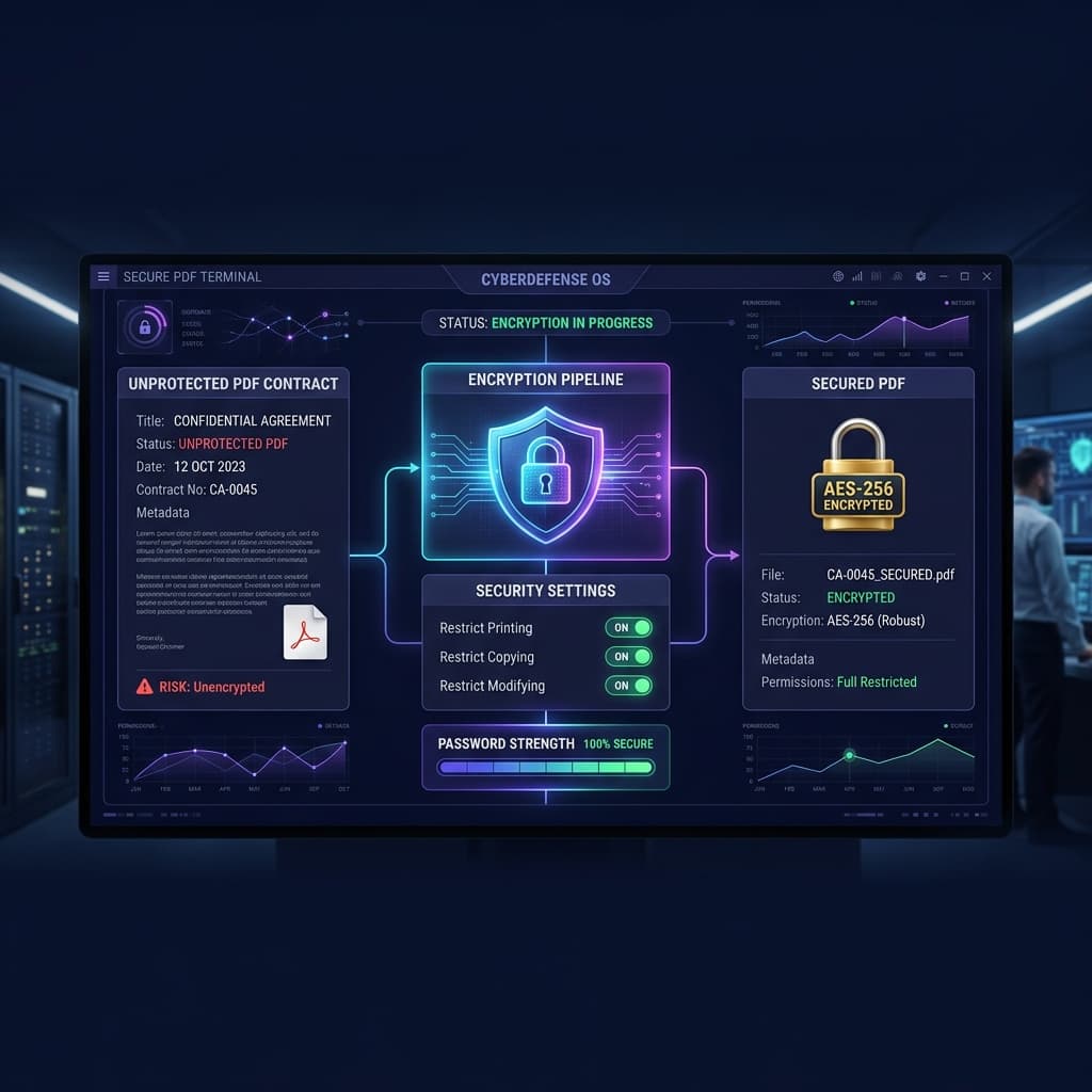 How to Password Protect and Encrypt PDF Files (AES-256) Securely